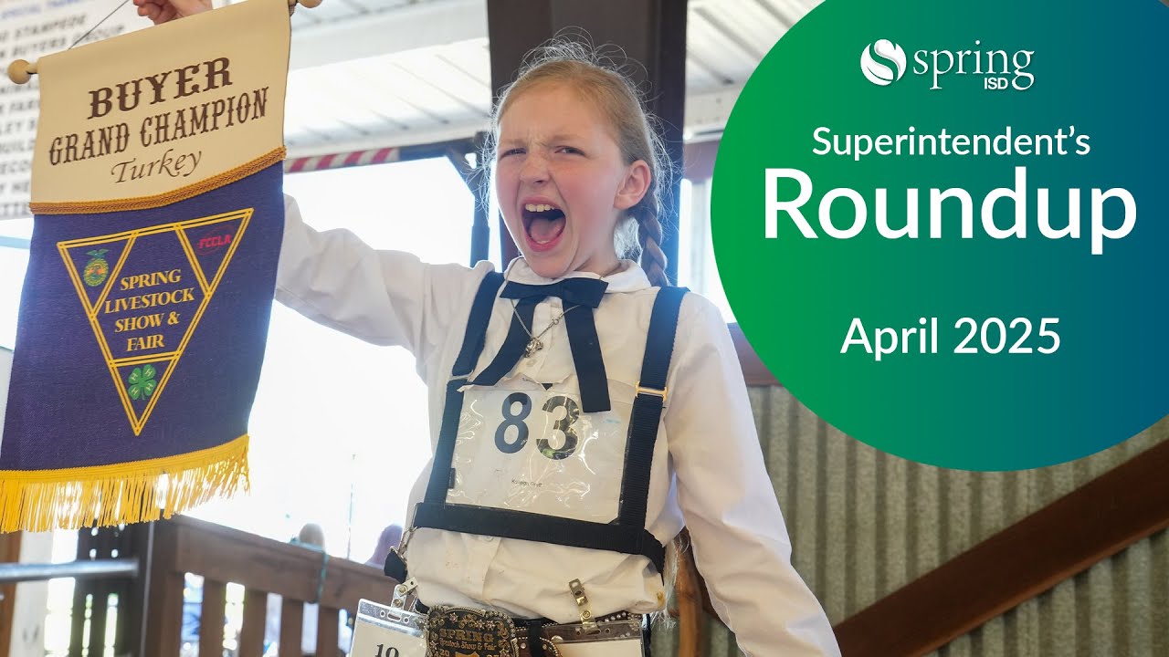 DrLHinojosa_'s tweet card. The April 2025 Edition of the Spring ISD Roundup!