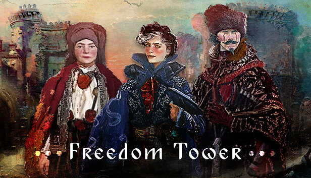 EternalGamedevs's tweet card. Roleplaying set in a dystopian universe inspired by early twentieth-century wars and Ukrainian folklore. You are Orest, and you might be the last hope of your occupied land. Establish the truths...