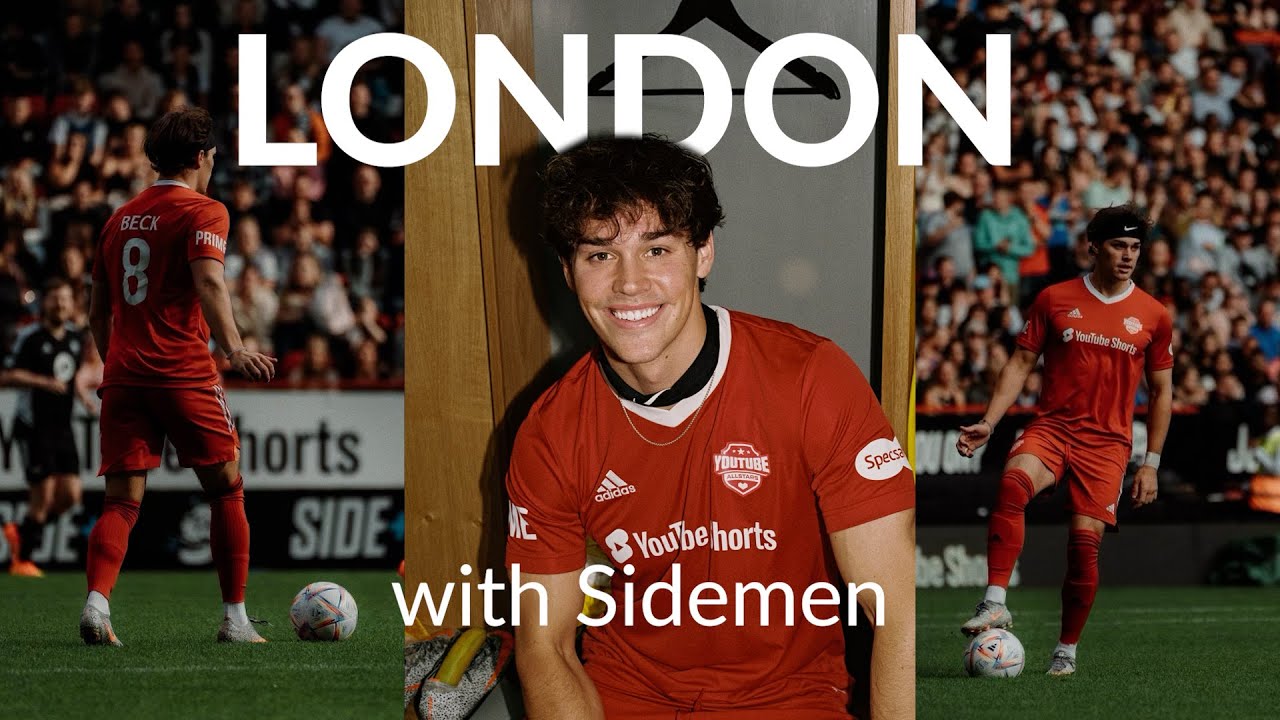noahbeck's tweet card. london travel vlog ep. 006 | i played in the sidemen charity football...