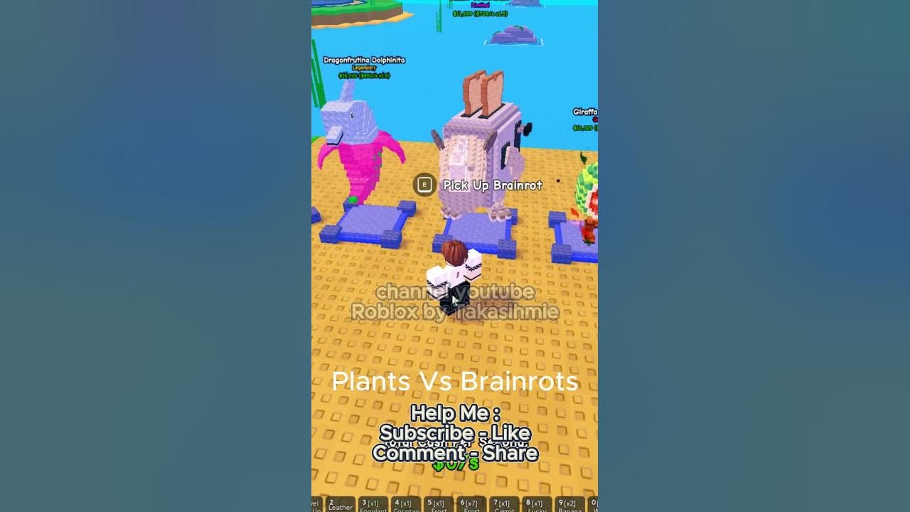 ytubetakasihmie's tweet card. NEW UPDATE CODES Plants Vs Brainrots ROBLOX #roblox #shorts #codero...