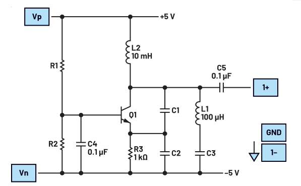 electronics_med's tweet card. Explore Clapp Oscillator fundamentals with ADALM2000. Build, simulate, & analyze high-frequency LC oscillator circuit using standard components.
