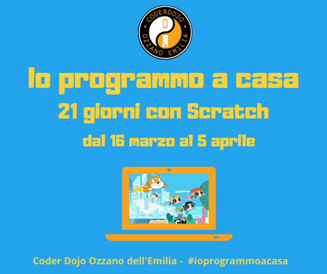 eineki's tweet card. Da domani e per 3 settimane vogliamo tenervi compagnia con piccole sfide a base di Scratch. Ninja siete pronti? Per 21 giorni ogni mattina vi sveleremo la sfida del giorno. Qualcuno riuscirà a comp…