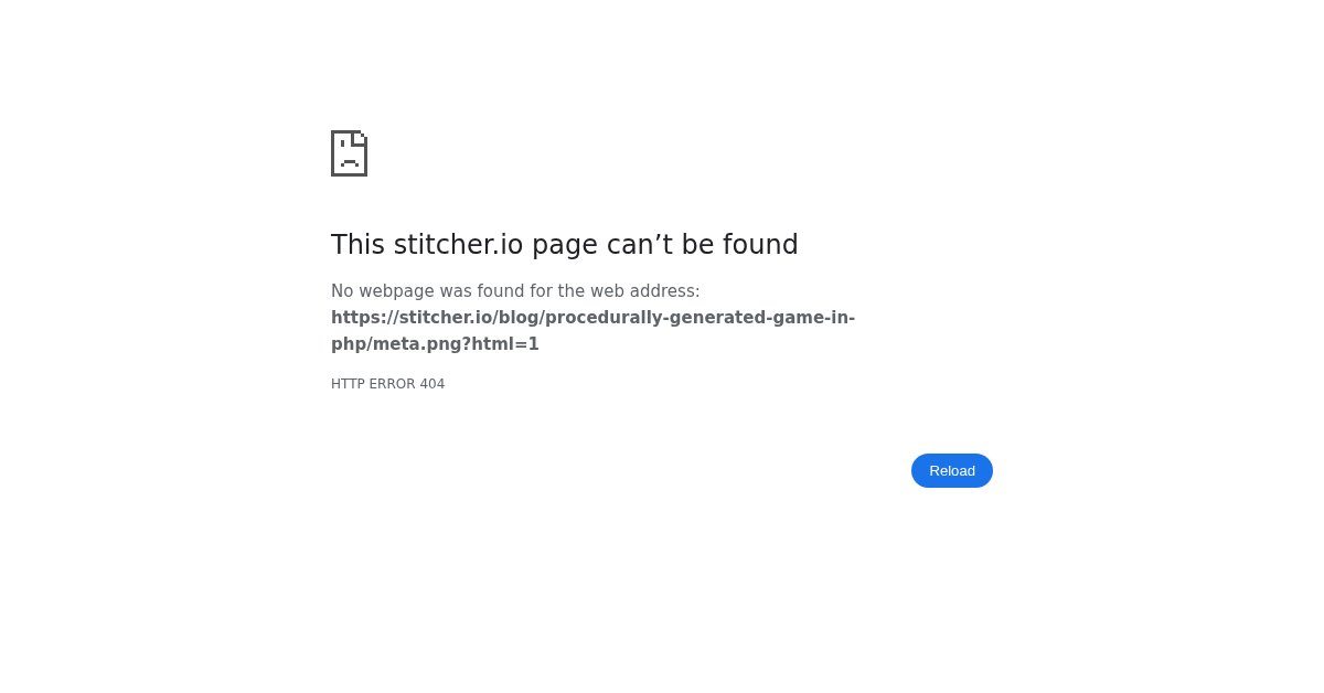 phpLibHunt's tweet card. I wrote a procedurally generated game from scratch