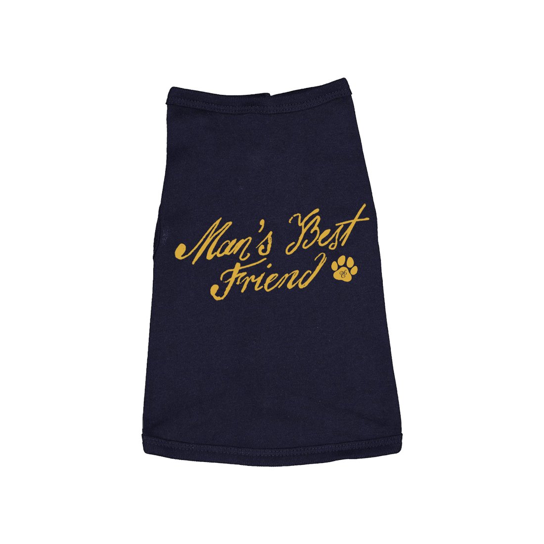 sabrinabot_py's tweet card. Baby what’s mine is now your pup's, so take this tee for them for good measure Navy dog t-shirt featuring "Man's Best Friend" with SC paw print printed on back. Depiction of this product is a digital...