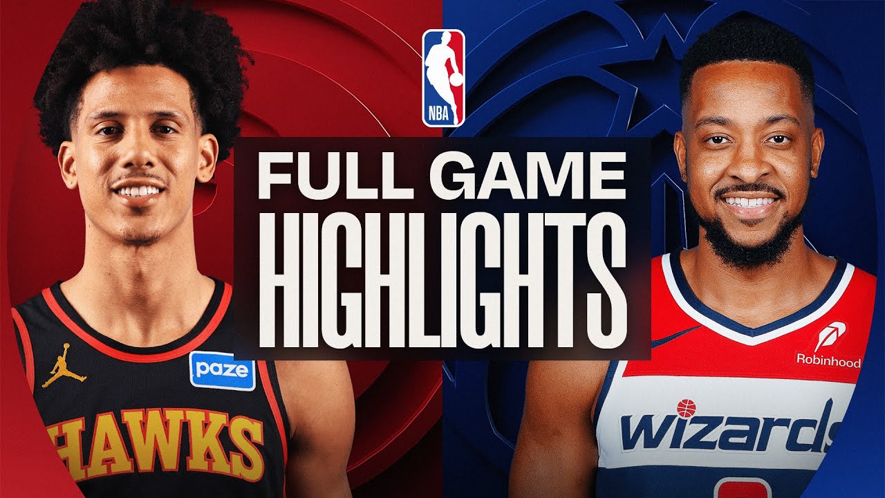 Three7network2's tweet card. HAWKS at WIZARDS | FULL GAME HIGHLIGHTS | December 6, 2025