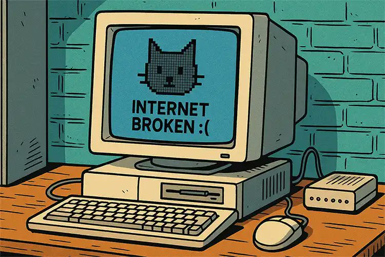 speckyboy's tweet card. When the web goes down, web designers are caught between providers and clients. Get practical advice on checking issues, sharing clear updates, and staying calm.