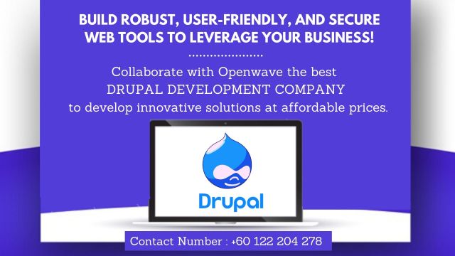 clara_ghosh's tweet card. 💬 0  🔁 0  ❤️ 1 · Collaborate with openwave the best Drupal Development Company in Malaysia to develop innovative solutions at affordable prices. https://bit.ly/2COb1RK
