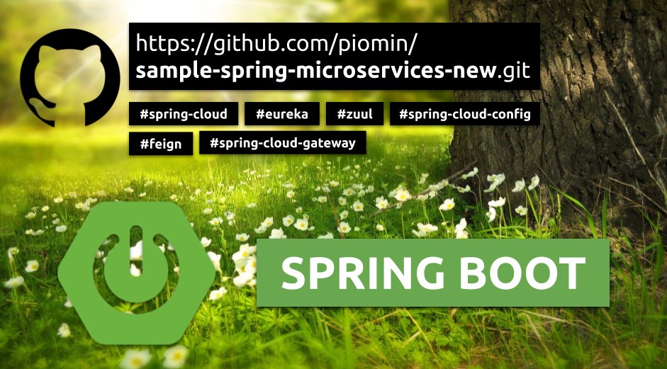 piotr_minkowski's tweet card. Demo for Spring Boot 3(`master` branch)/2(other branches) and Spring Cloud microservices with distributed configuration (Spring Cloud Config), service discovery (Eureka), API gateway (Spring Cloud ...