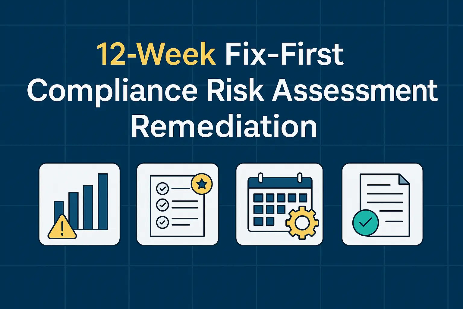 pentesttesting's tweet card. Learn a 12-week fix-first compliance risk assessment remediation plan with clear ownership, tickets, and evidence your auditors will accept.
