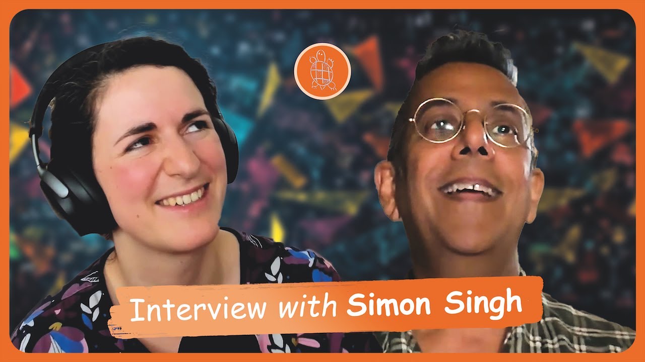 SLSingh's tweet card. Interview with Simon Singh