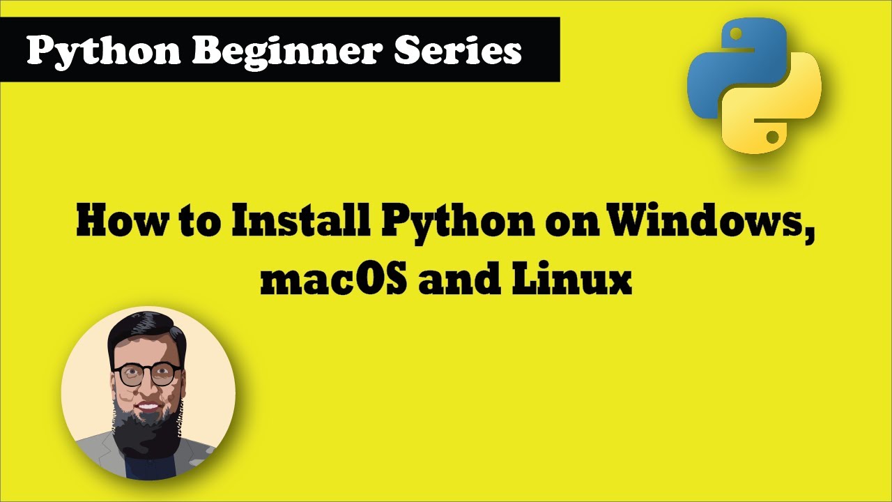 MWAKhalid's tweet card. 3. How to Install Python on Windows, MacOS and Linux in Urdu with...