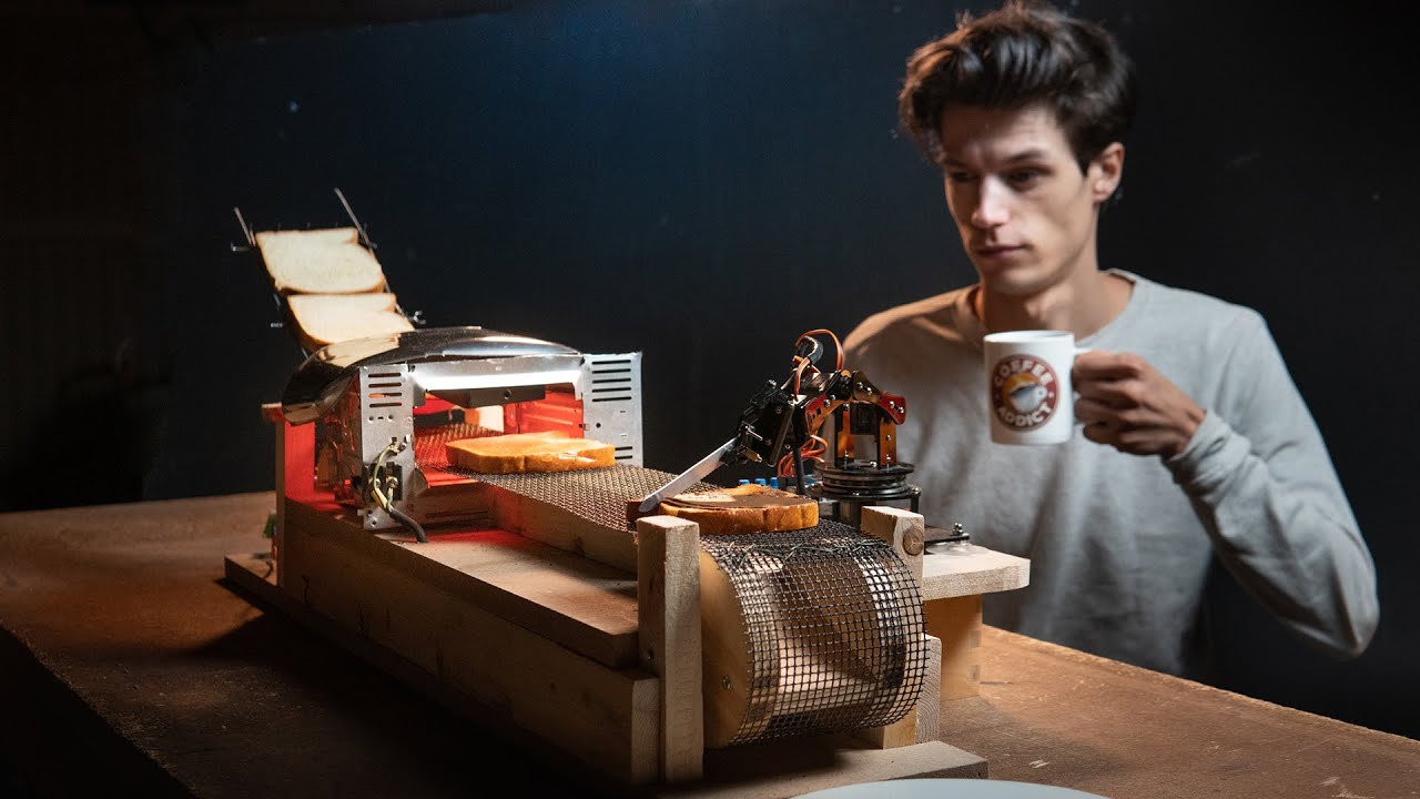 geekdude16's tweet card. Comment automatiser son petit déjeuner