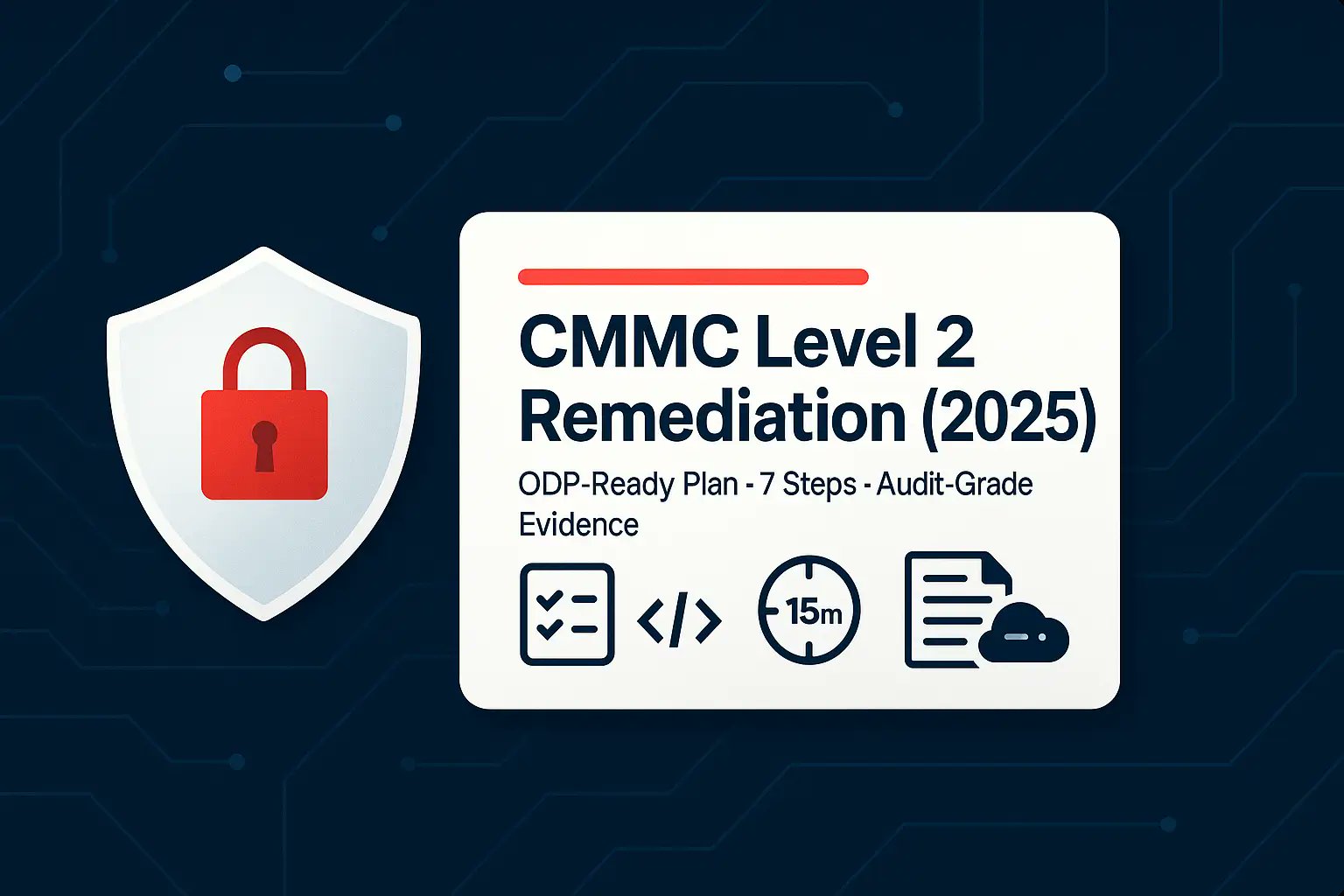 pentesttesting's tweet card. CMMC level 2 remediation in 2025: use ODP-ready settings, map to NIST 800-171r3, and build C3PAO evidence with a 30/60/90-day plan. Start with our free scan.