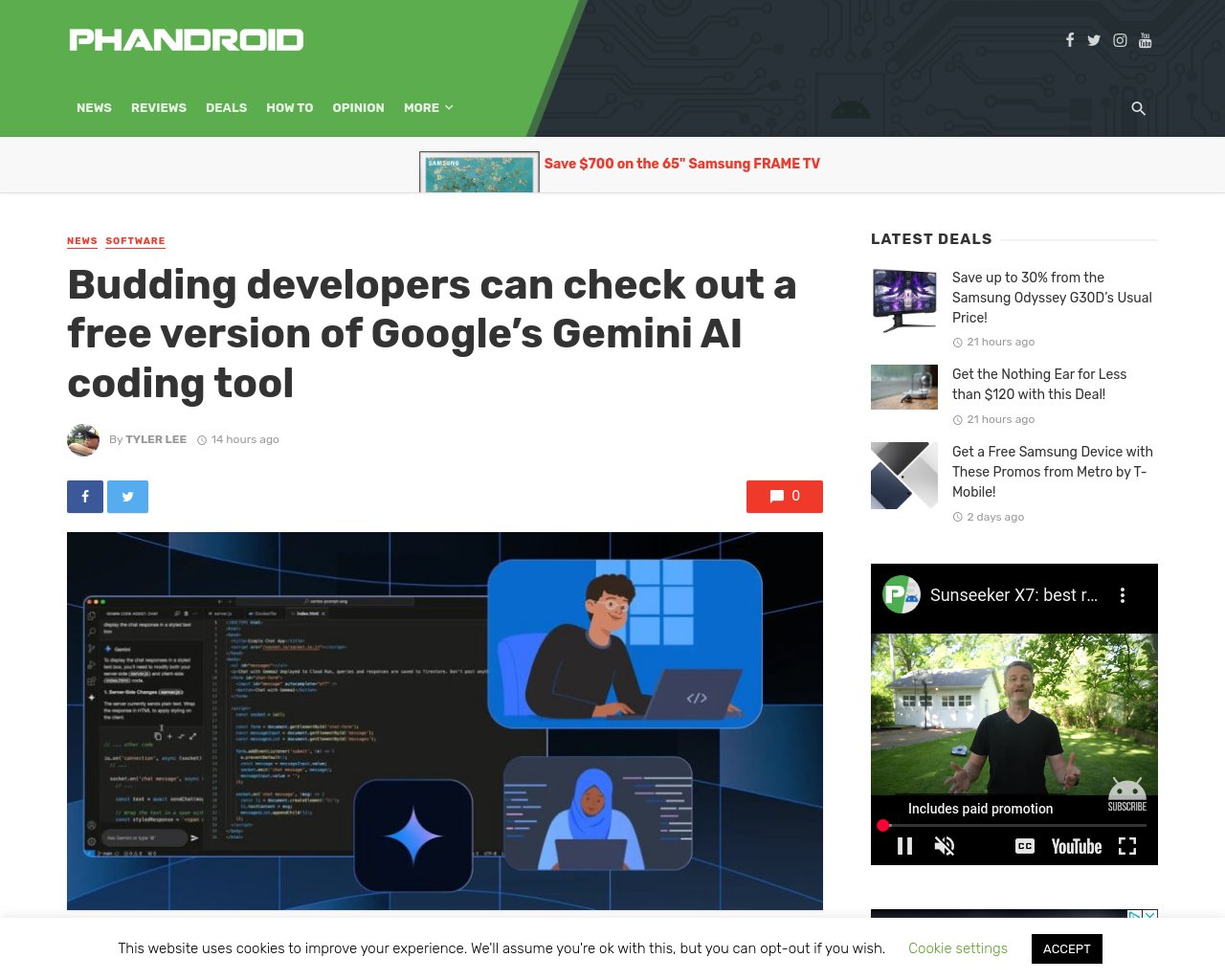 managetech_inc's tweet card. Googleが無料のGemini AIコーディングツール「Gemini Code Assist」をローンチ 無