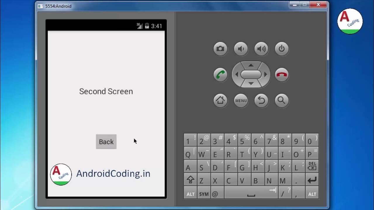 AndroidCodingin's tweet card. Android tutorial on intent