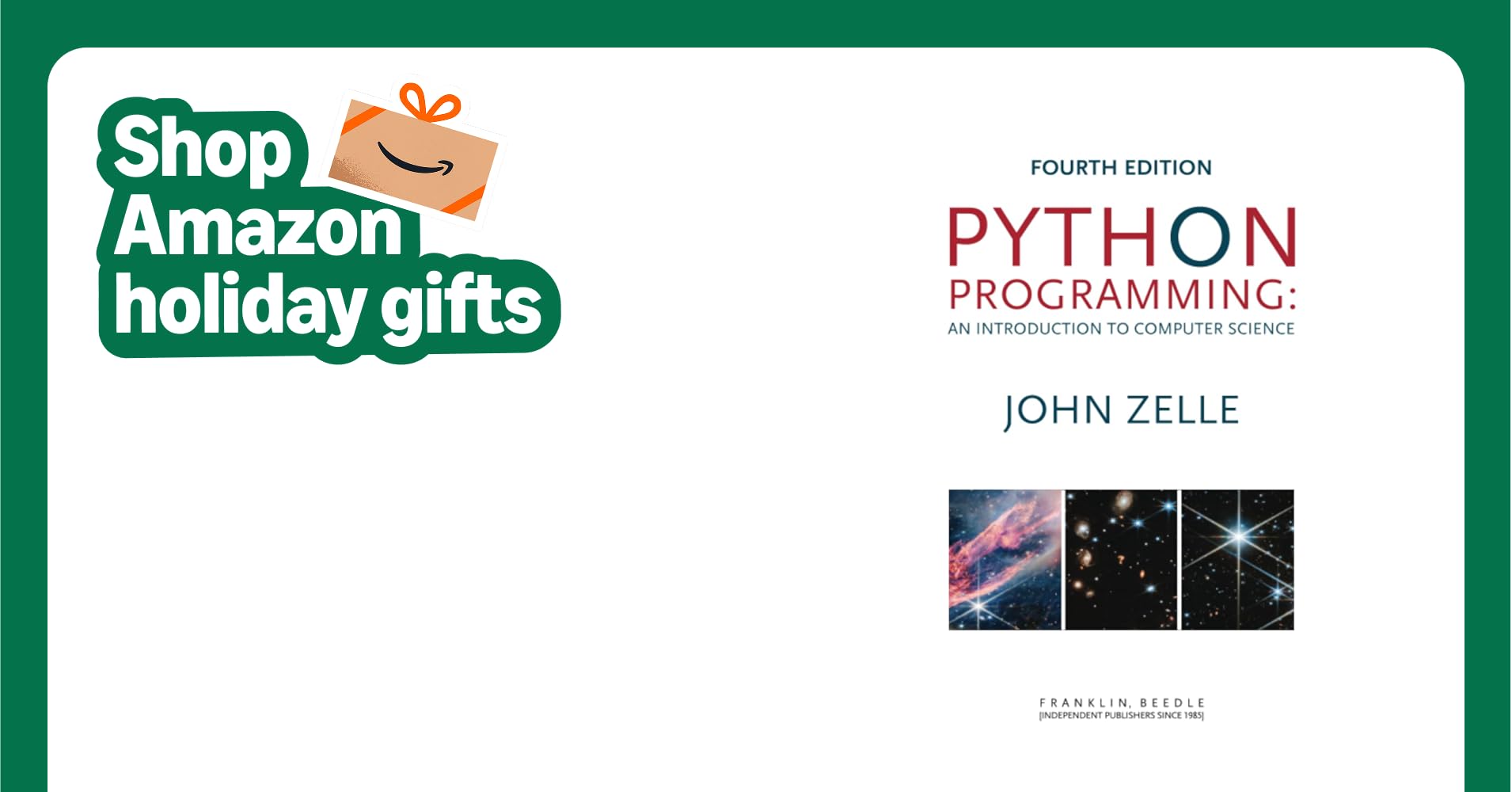 rasangarocks's tweet card. Python Programming: An Introduction to Computer Science, Fourth Edition