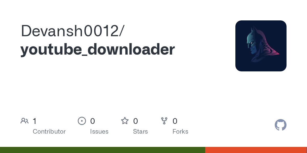 Big_Odev's tweet card. Contribute to Devansh0012/youtube_downloader development by creating an account on GitHub.