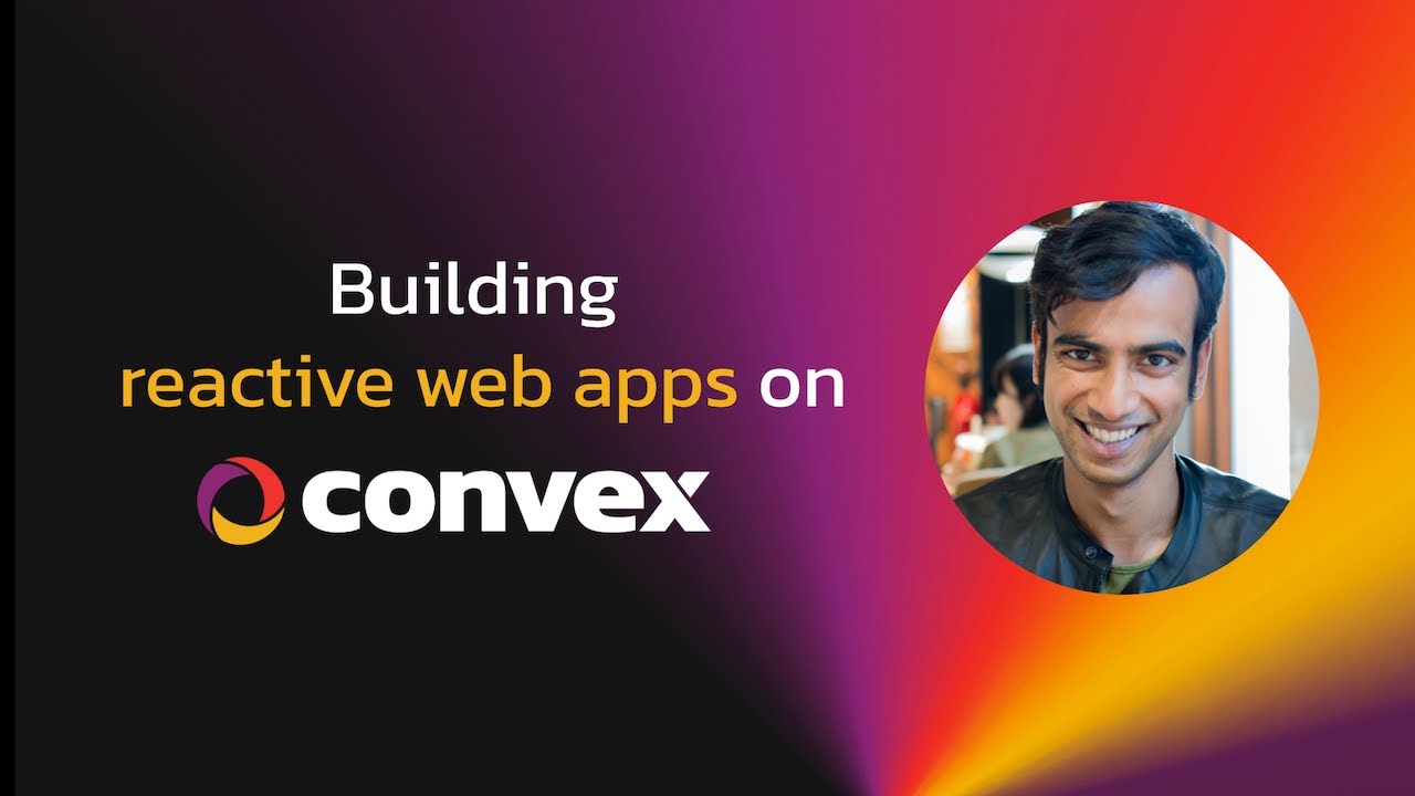 convex's tweet card. Building reactive web apps on Convex