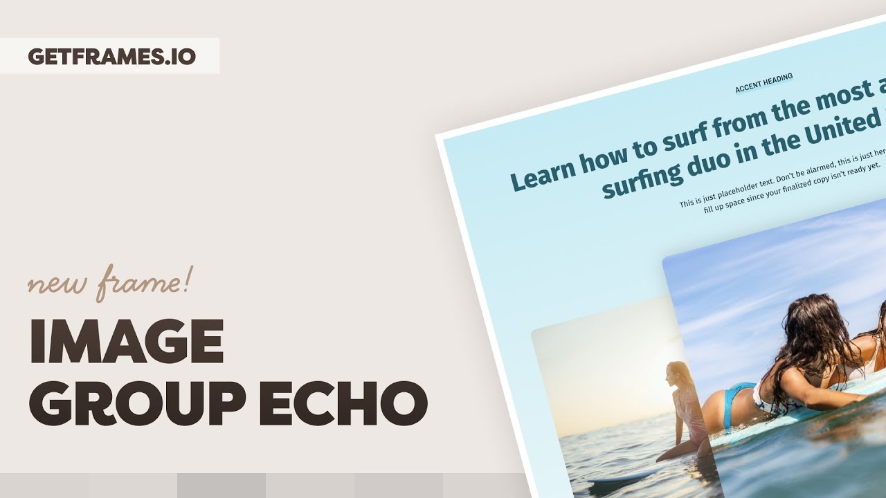 AutomaticCSS's tweet card. Frame Overview: Image Group Echo