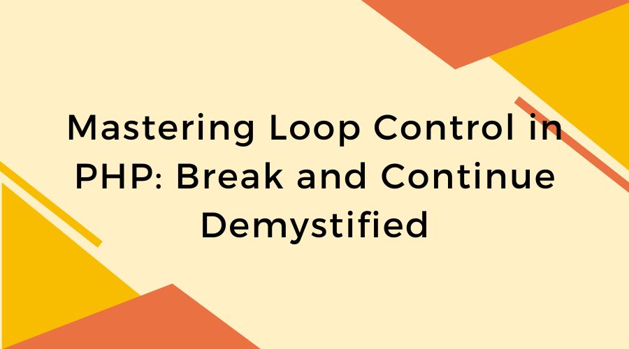 classnotes4u's tweet card. With this comprehensive article, you will be able to unlock the potential of loop control in PHP. Learn how to employ break and continue statements to ensure efficient code execution.