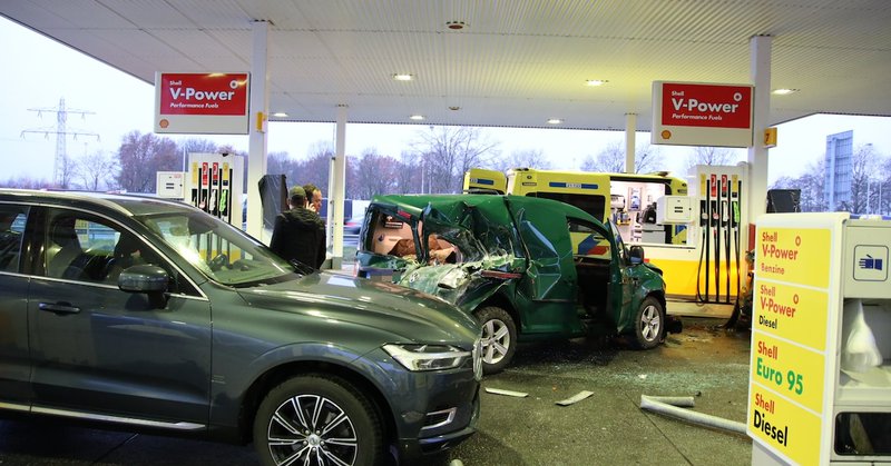 Zwaar ongeval bij tankstation Shell langs A73 bij Haps
