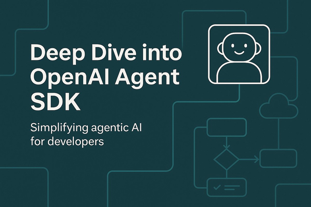 AgenticKyle's tweet card. How OpenAI’s native SDK makes building and deploying AI agents faster and simpler