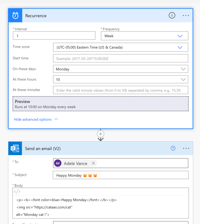 elbruno's tweet card. Hi ! You probably didn’t request this, but hey, it’s Friday and it’s time to have some fun. Yesterday, thanks to Rishab, I learned about Cat as a Service (cataas). Yes, because we…