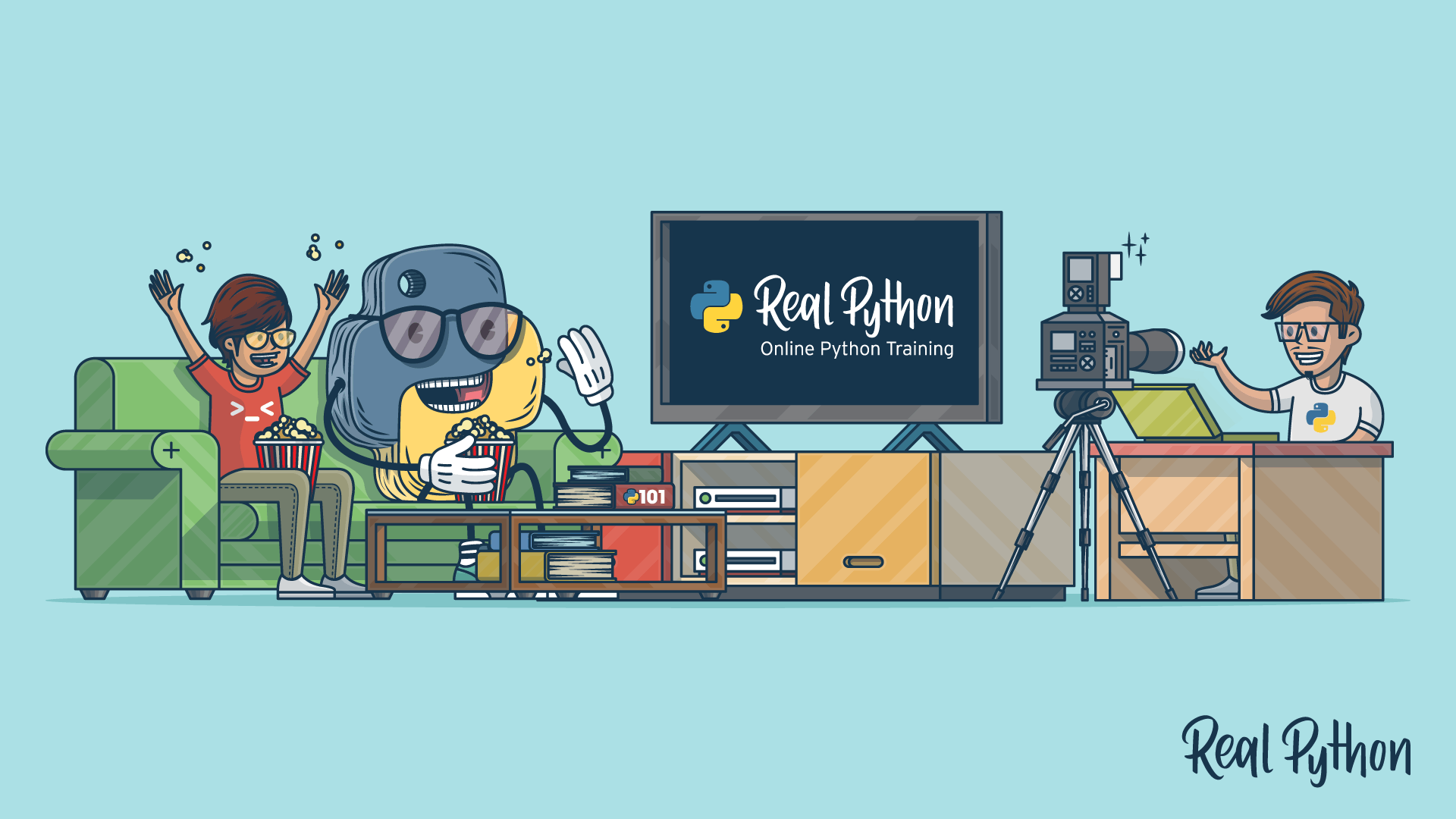 realpython's tweet card. Master real-world Python skills with a community of experts.