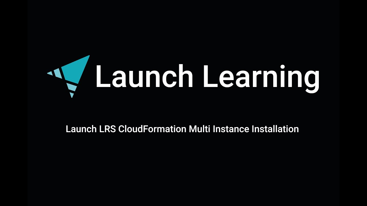 launch_learning's tweet card. Launch LRS Multi-instance CloudFormation Installation