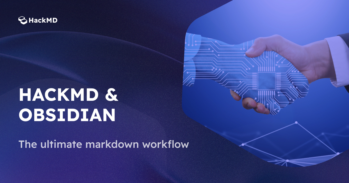 hackmdio's tweet card. Limiting yourself to a single markdown tool might restrict your productivity and workflow. Discover how combining the strengths of top markdown editors, HackMD and Obsidian, can enhance your projects...