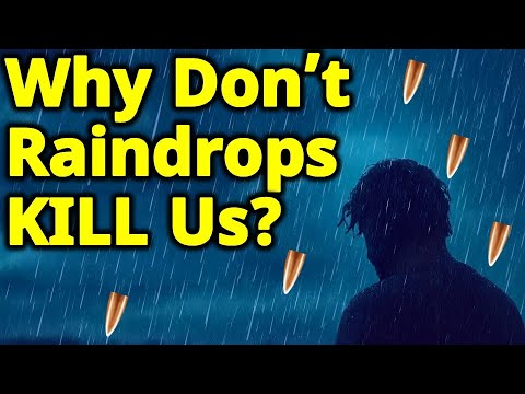 rama_or's tweet card. Why Raindrops Do Not Kill Us? The Science Behind Terminal Velocity