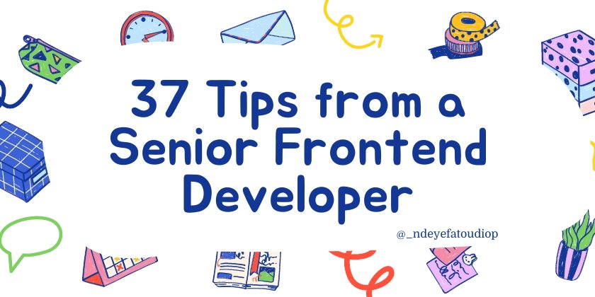 atascii's tweet card. I really liked @abbeyperini post and decided to share my tips after 5+ years as a software...