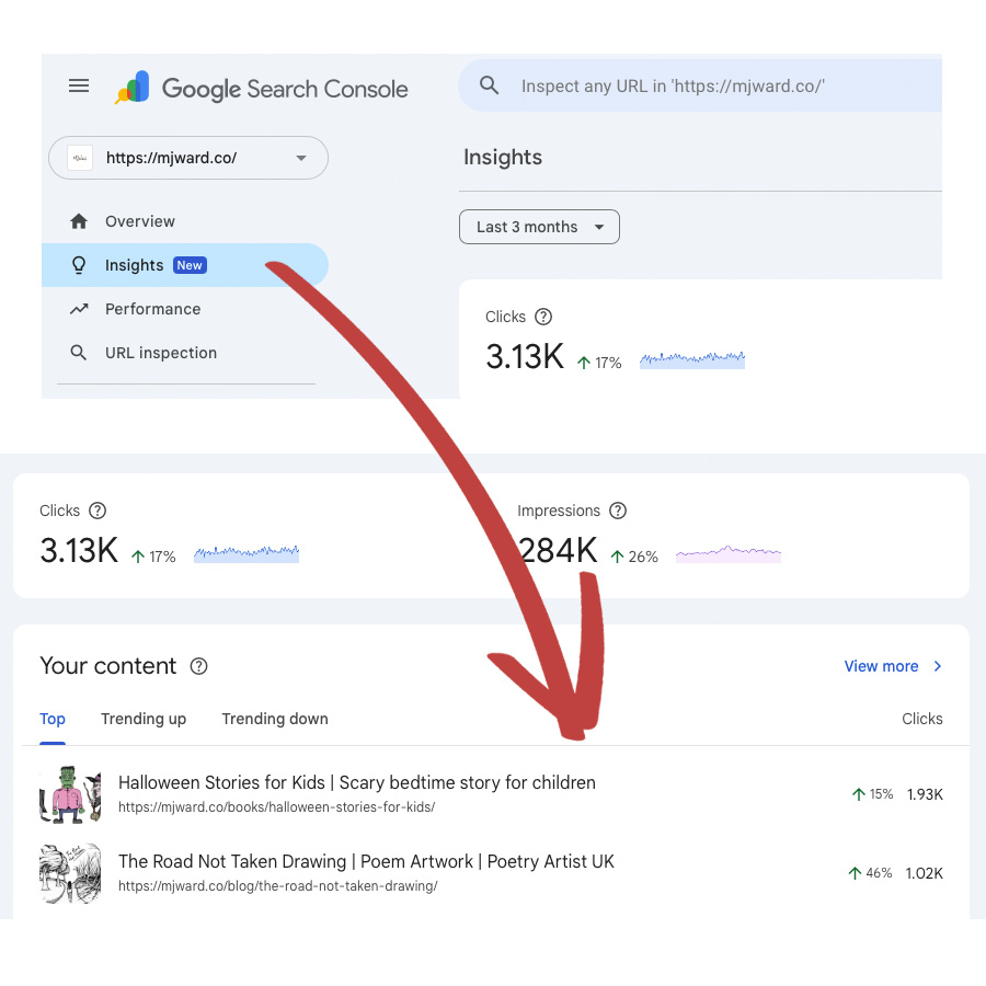 tidywebdesign's tweet card. Using Data to Improve Your Website Content. Search Console Insights is a tool from Google that combines data from Search Console and Google Analytics, giving website owners a clear overview of how...