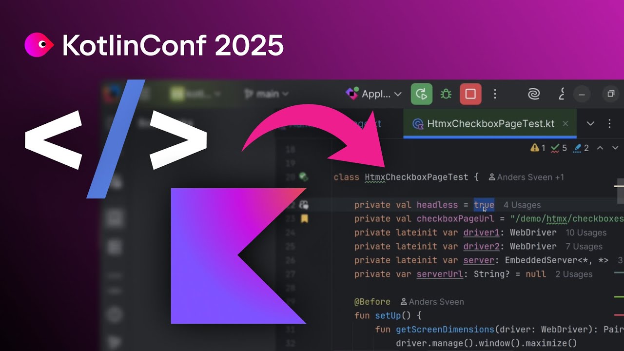 kotlin's tweet card. Simplifying Full-Stack Kotlin: A Fresh Take with HTMX and Ktor |...