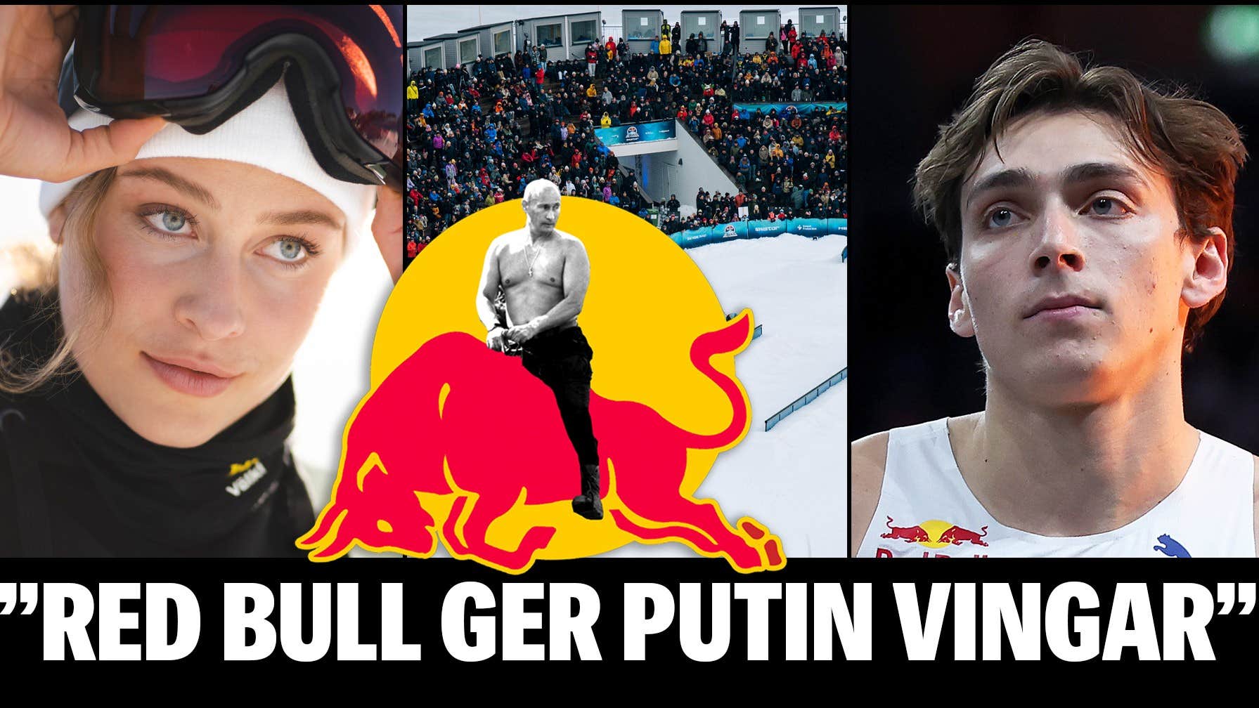 vestergaardpal1's tweet card. Idrottsvärlden har vänt ryggen åt ryska utövare. Men till ett evenemang i Sverige är de plötsligt välkomna: OS-svenskens egen tävling sponsrad av Red bull – som i det dolda fortsatt att bedriva...