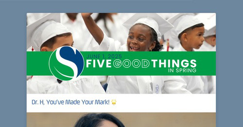 DrLHinojosa_'s tweet card. Five Good Things in Spring