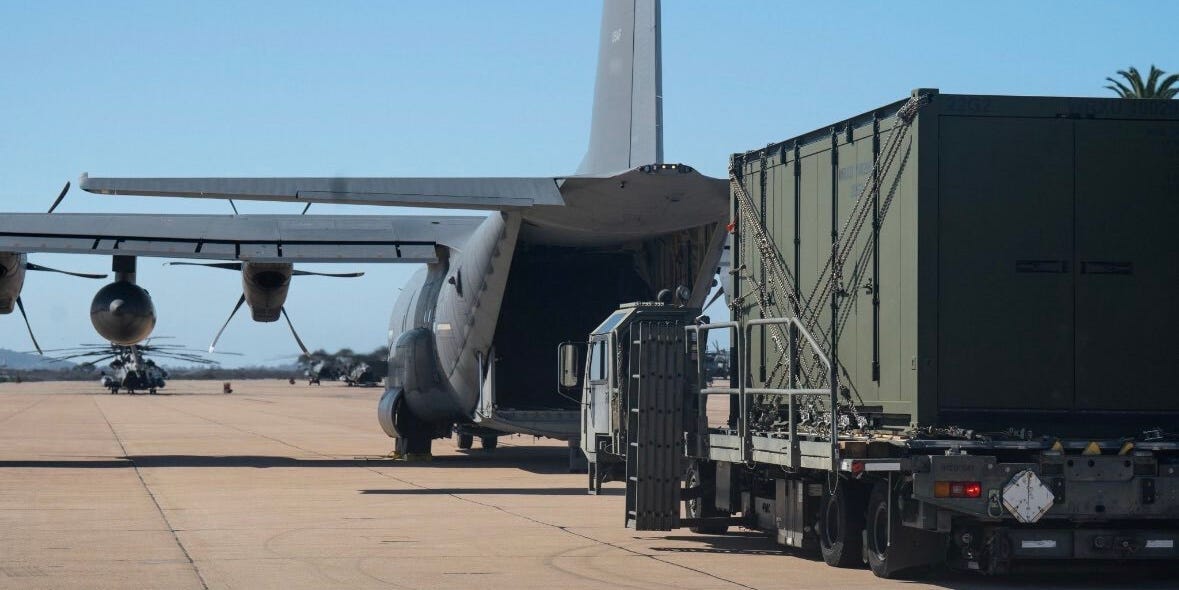 TechInsider's tweet card. The US is light years behind China in drone production. Firestorm Labs aims to solve that problem with small, mobile factories.