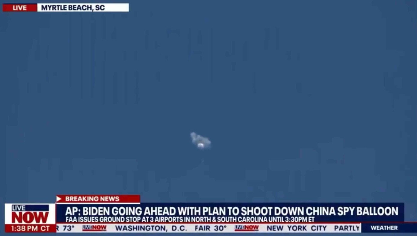 TheBabylonBee's tweet card. U.S. — The Pentagon officially went ahead with their plan to shoot down the Chinese spy balloon as it was getting too close to Ukraine's borders, sources confirmed Saturday.