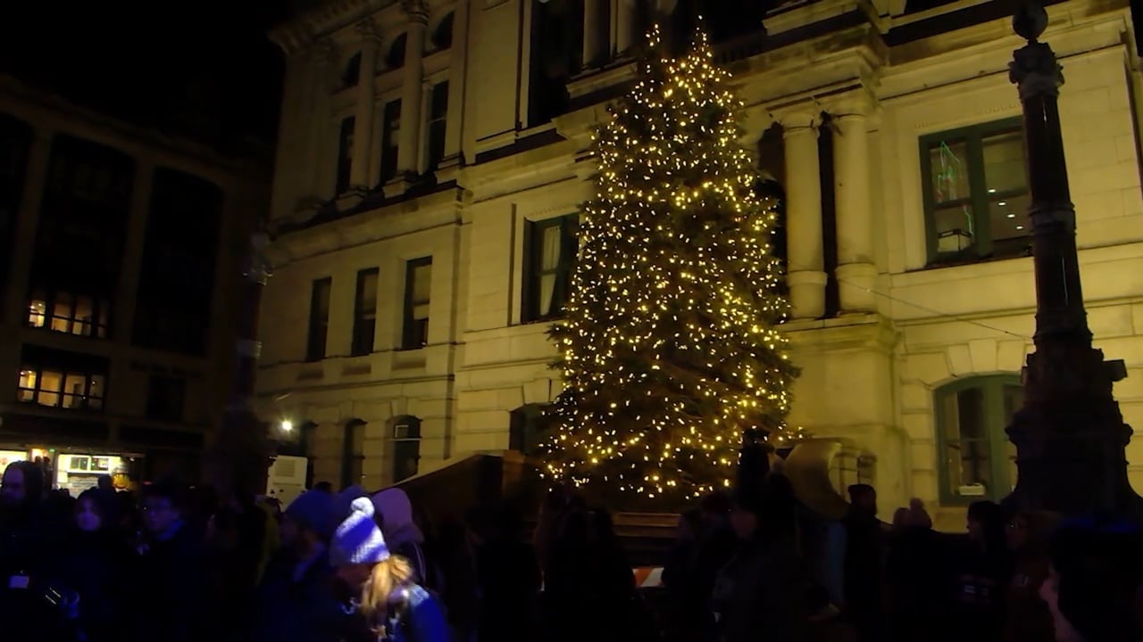 ABC6's tweet card. PROVIDENCE, R.I. — A festive crowd in downtown Providence as the city continued the annual tradition of light its Christmas tree in Kennedy Plaza. Santa Claus declared that the Christmas spirit was...