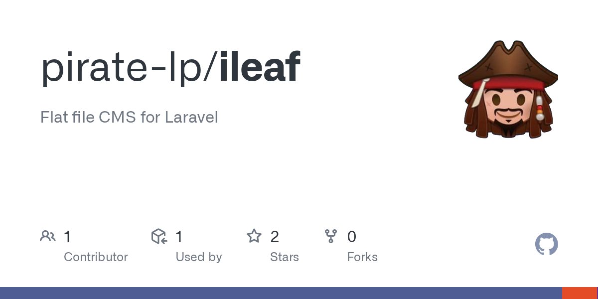openlaravel's tweet card. Flat file CMS for Laravel. Contribute to pirate-lp/ileaf development by creating an account on GitHub.