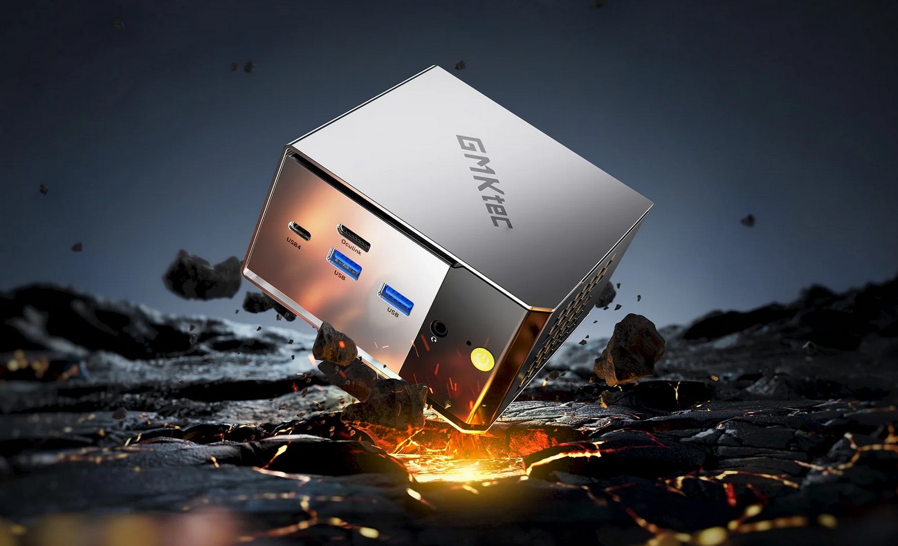 AndroidSmartTV's tweet card. The GMKtec NucBox M8 is a small but confident mini PC built for users who want strong desktop-level performance in a compact body. It starts at $329.99