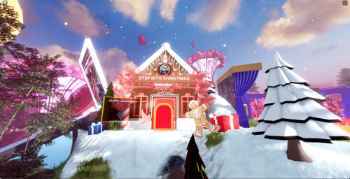 RobloxEspanol's tweet card. Holiday updates PLUS… One last chance to get the 🎵🚀FREE CONCERT AURA 🎵🚀 . In celebration of the holiday season we’ve added… 🎁NEW HOLIDAY ITEMS🎁 🪩NEW DANCE EMOTE🪩 NEW SONG CHALLENGE NEW...