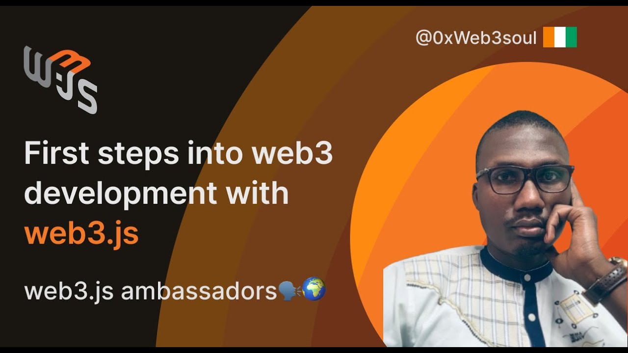 web3_js's tweet card. First steps in #web3 development with #web3js [Part 0/4] [FRENCH]