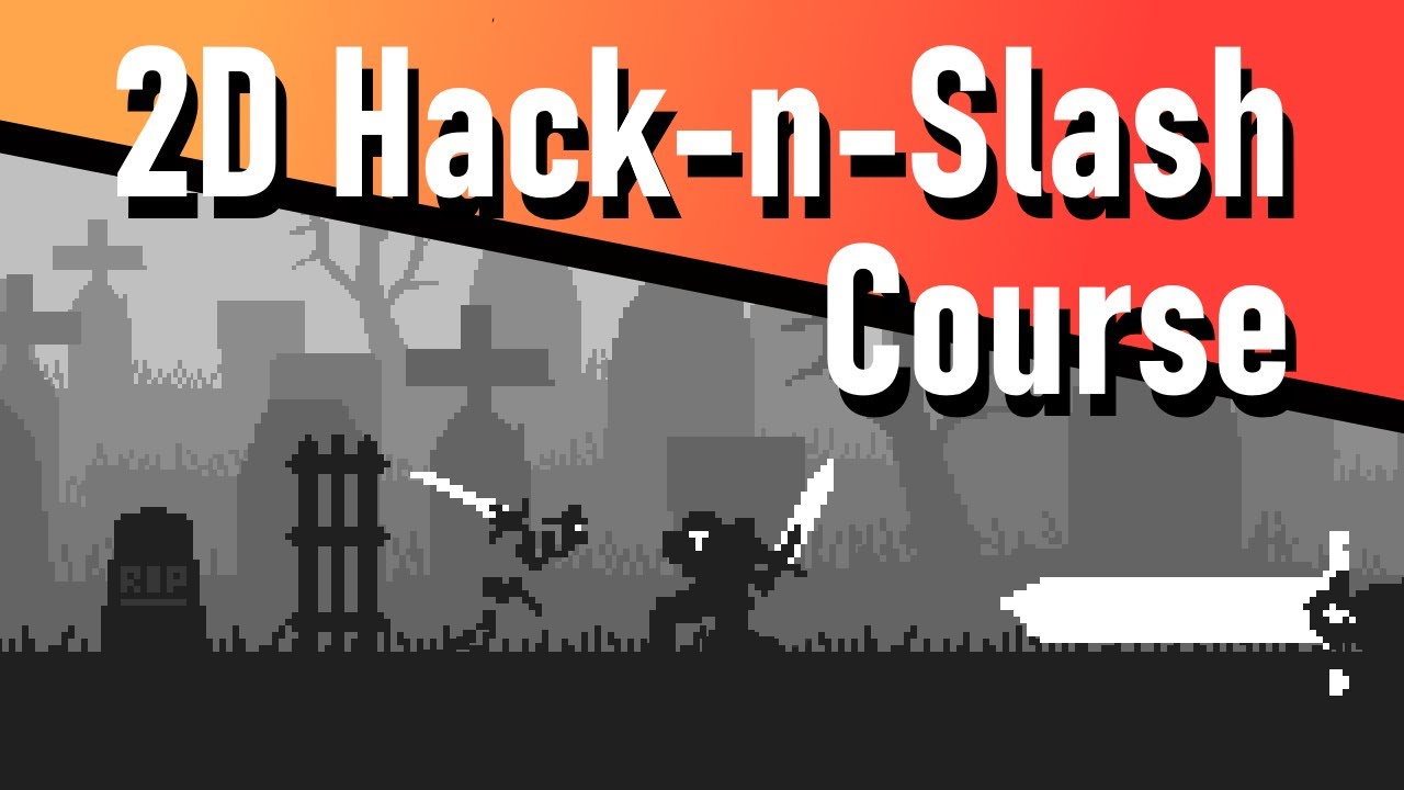 KyleTheCoder's tweet card. 2D Hack-n-Slash Godot Course Announcement!