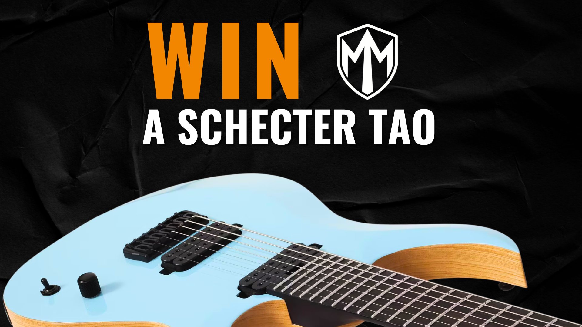 java8's tweet card. WIN A SCHECTER TAO GUITAR! by MODERN METAL ACADEMY. Hosted by KingSumo Giveaways