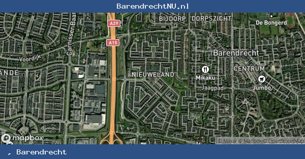 Ambulance onderweg naar Barendrecht