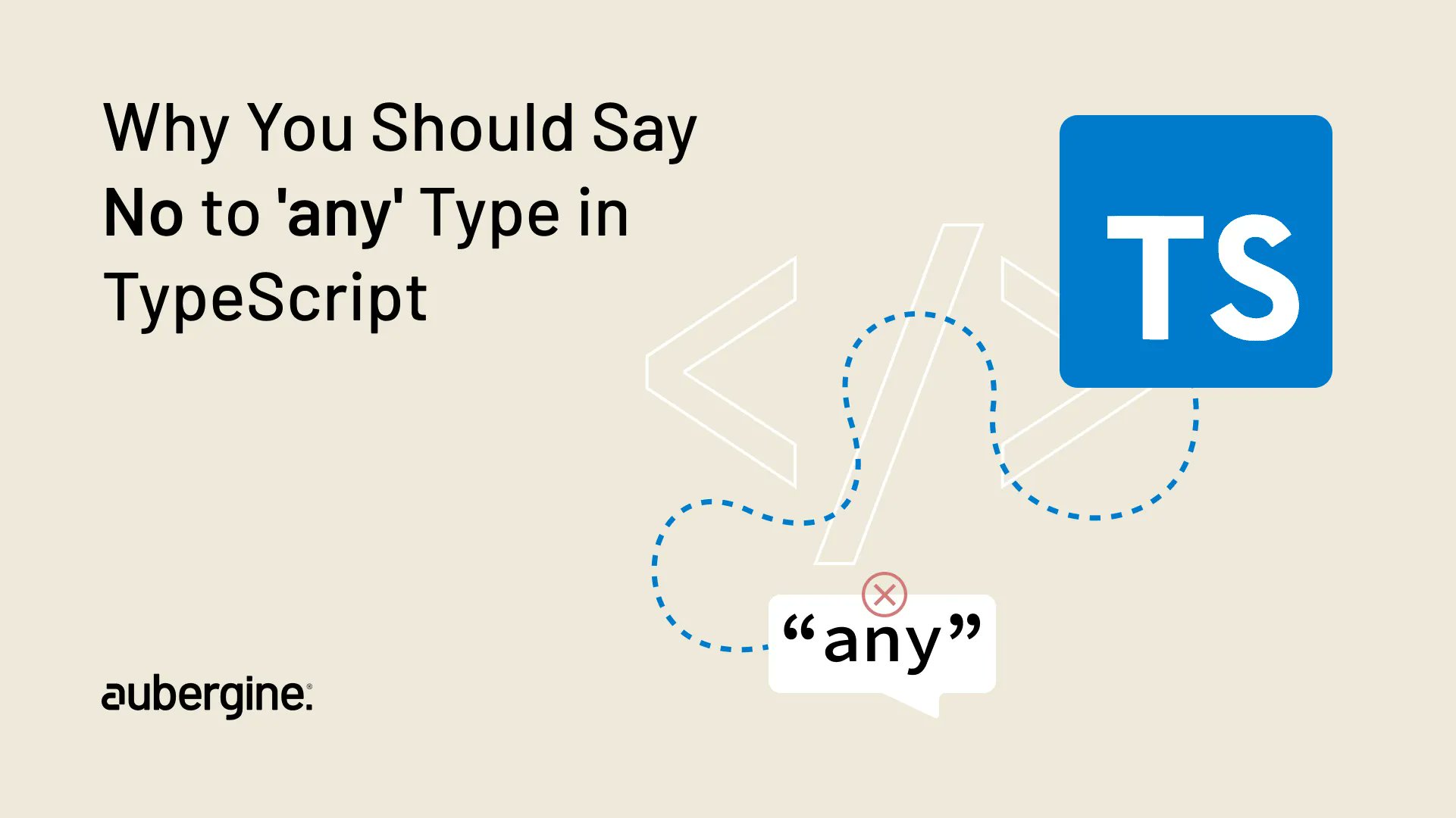 auberginetweets's tweet card. Learn why using the 'any' type in TypeScript can be a risky and harmful practice, and how to use TypeScript's features & tools to write more reliable code.