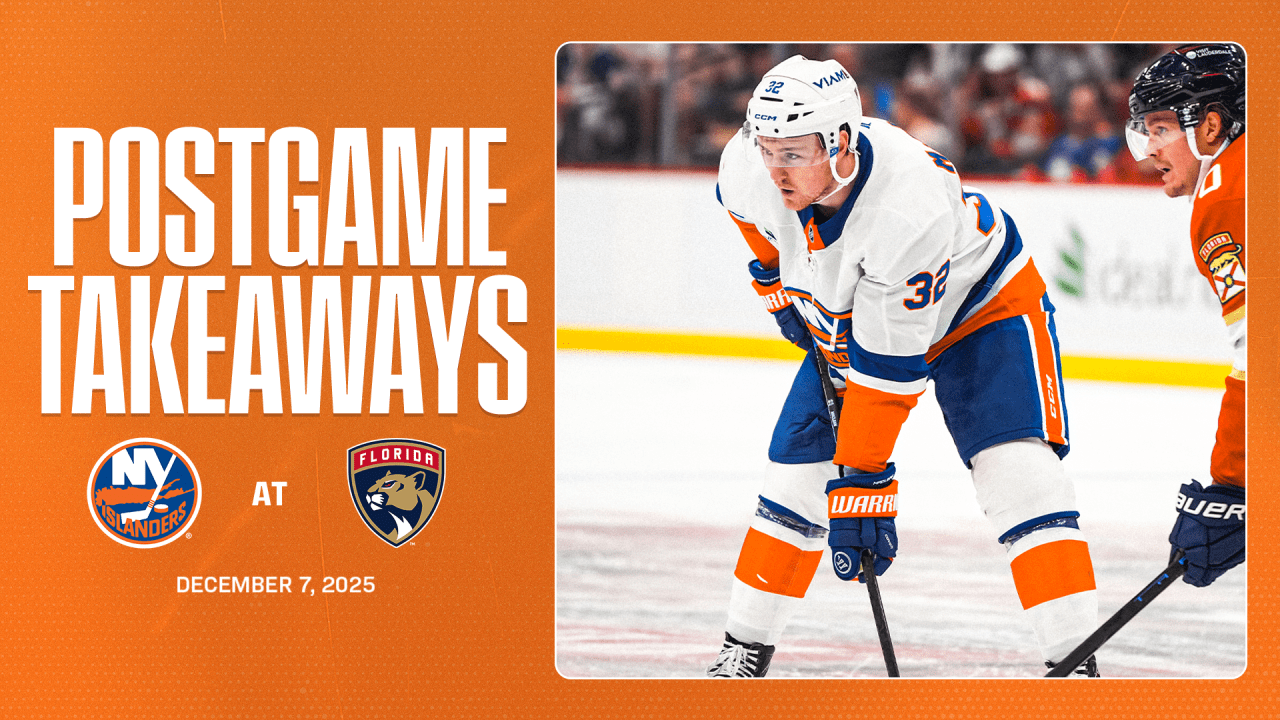 NYIslanders's tweet card. The Islanders fell in the second half of a back-to-back set for the first time of the season, Barzal scores lone goal for Islanders