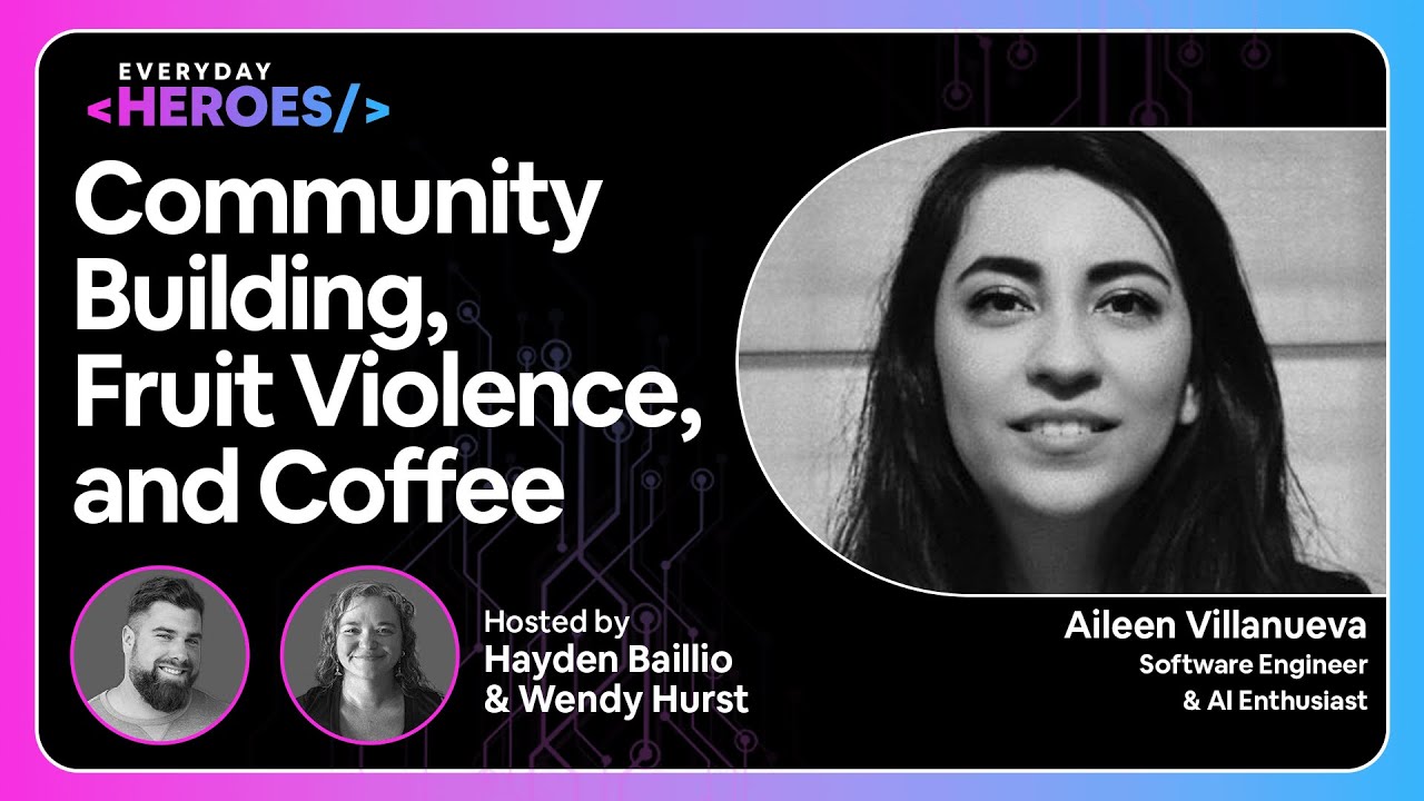 herodevs's tweet card. S1E7: Coffee, Code & TensorFlow.js: Aileen's Journey from Industrial...