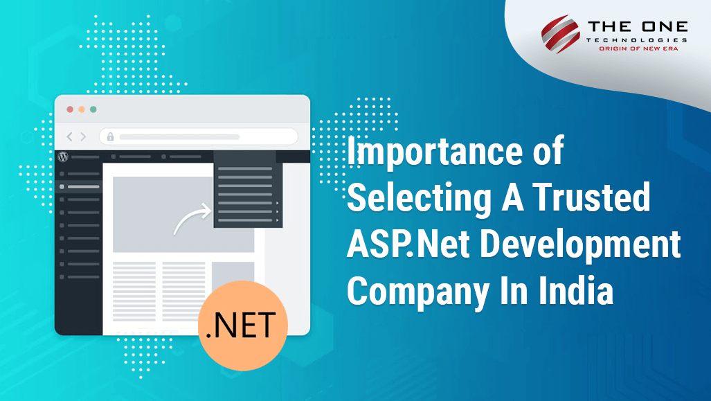TheOne_Tech's tweet card. To meet the changing needs of the market, ASP.Net development companies like The One Technologies employ professionals skilled at the latest technologies and can create custom enterprise applications.